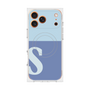 Premium Square Case with MagSafe［ Original - initial two tone - S blue ］