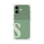 Premium Square Case with MagSafe［ Original - initial two tone - S green ］