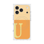Premium Square Case with MagSafe［ Original - initial two tone - U orange ］