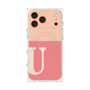 Premium Square Case with MagSafe［ Original - initial two tone - U pink ］