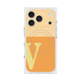 Premium Square Case with MagSafe［ Original - initial two tone - V orange ］
