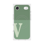 Premium Square Case with MagSafe［ Original - initial two tone - V green ］