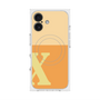Premium Square Case with MagSafe［ Original - initial two tone - X orange ］