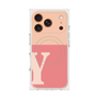 Premium Square Case with MagSafe［ Original - initial two tone - Y pink ］