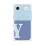 Premium Square Case with MagSafe［ Original - initial two tone - Y blue ］