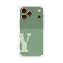 Premium Square Case with MagSafe［ Original - initial two tone - Y green ］