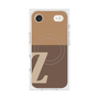 Premium Square Case with MagSafe［ Original - initial two tone - Z brown ］