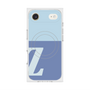 Premium Square Case with MagSafe［ Original - initial two tone - Z blue ］