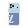 Premium Square Case with MagSafe［ Original - initial two tone - Z blue ］