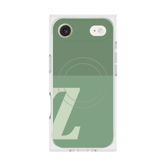 Premium Square Case with MagSafe［ Original - initial two tone - Z green ］