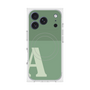 Premium Square Case with MagSafe［ Original - initial two tone - A green ］