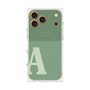 Premium Square Case with MagSafe［ Original - initial two tone - A green ］