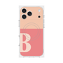 Premium Square Case with MagSafe［ Original - initial two tone - B pink ］