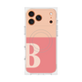 Premium Square Case with MagSafe［ Original - initial two tone - B pink ］
