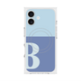 Premium Square Case with MagSafe［ Original - initial two tone - B blue ］