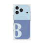 Premium Square Case with MagSafe［ Original - initial two tone - B blue ］