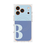 Premium Square Case with MagSafe［ Original - initial two tone - B blue ］