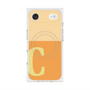 Premium Square Case with MagSafe［ Original - initial two tone - C orange ］