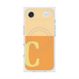 Premium Square Case with MagSafe［ Original - initial two tone - C orange ］