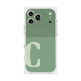 Premium Square Case with MagSafe［ Original - initial two tone - C green ］