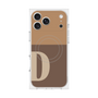 Premium Square Case with MagSafe［ Original - initial two tone - D brown ］