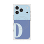 Premium Square Case with MagSafe［ Original - initial two tone - D blue ］