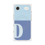 Premium Square Case with MagSafe［ Original - initial two tone - D blue ］