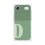 Premium Square Case with MagSafe［ Original - initial two tone - D green ］