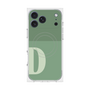 Premium Square Case with MagSafe［ Original - initial two tone - D green ］
