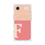 Premium Square Case with MagSafe［ Original - initial two tone - F pink ］