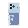 Premium Square Case with MagSafe［ Original - initial two tone - F blue ］