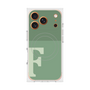 Premium Square Case with MagSafe［ Original - initial two tone - F green ］