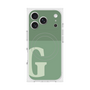 Premium Square Case with MagSafe［ Original - initial two tone - G green ］