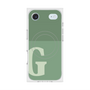 Premium Square Case with MagSafe［ Original - initial two tone - G green ］