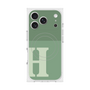 Premium Square Case with MagSafe［ Original - initial two tone - H green ］