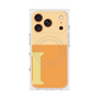 Premium Square Case with MagSafe［ Original - initial two tone - I orange ］