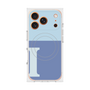 Premium Square Case with MagSafe［ Original - initial two tone - I blue ］