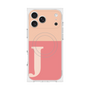 Premium Square Case with MagSafe［ Original - initial two tone - J pink ］