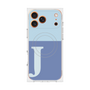 Premium Square Case with MagSafe［ Original - initial two tone - J blue ］