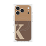 Premium Square Case with MagSafe［ Original - initial two tone - K brown ］