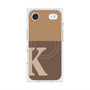 Premium Square Case with MagSafe［ Original - initial two tone - K brown ］
