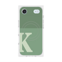 Premium Square Case with MagSafe［ Original - initial two tone - K green ］