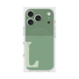 Premium Square Case with MagSafe［ Original - initial two tone - L green ］
