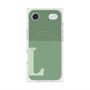 Premium Square Case with MagSafe［ Original - initial two tone - L green ］