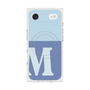 Premium Square Case with MagSafe［ Original - initial two tone - M blue ］
