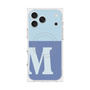 Premium Square Case with MagSafe［ Original - initial two tone - M blue ］