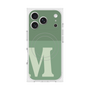 Premium Square Case with MagSafe［ Original - initial two tone - M green ］