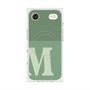 Premium Square Case with MagSafe［ Original - initial two tone - M green ］
