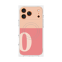 Premium Square Case with MagSafe［ Original - initial two tone - O pink ］