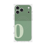 Premium Square Case with MagSafe［ Original - initial two tone - O green ］